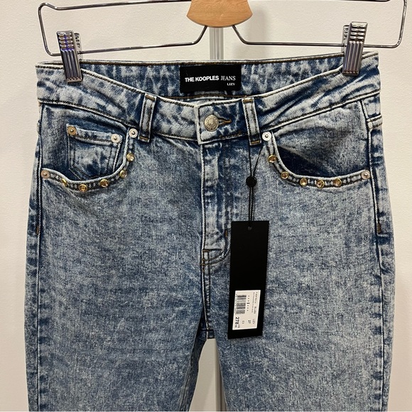 NWT The Kooples Lizy Bedazzled Jeans - Picture 6 of 15